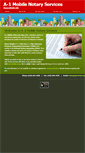Mobile Screenshot of a-1mobilenotaryservices.com